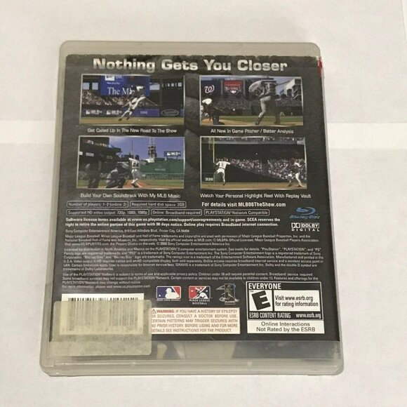PS3 MLB 08 The Show CIB Playstation 3 - Picture 2 of 3